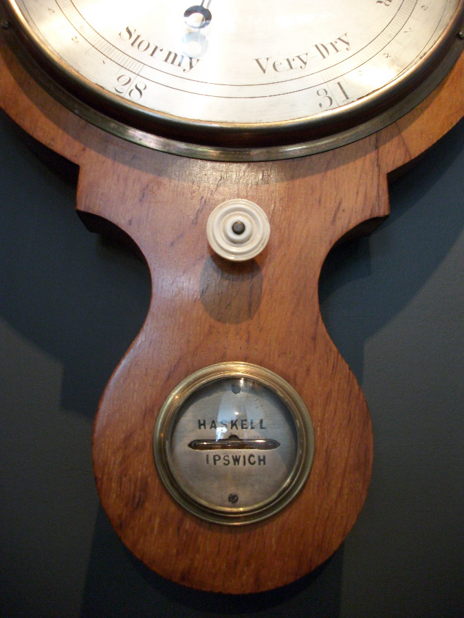 Haskell of Ipswich wheel barometer