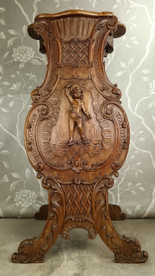 Italian Walnut Carved Stand (4).jpg