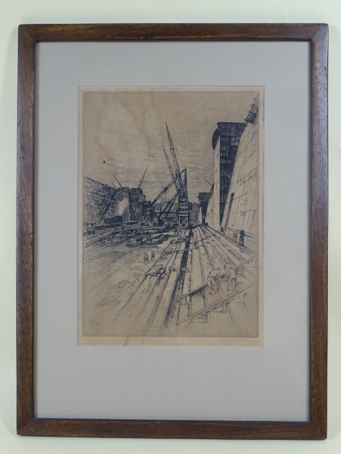 Sydney Robert Jones (1881 - 1966) rare original etching (3).JPG