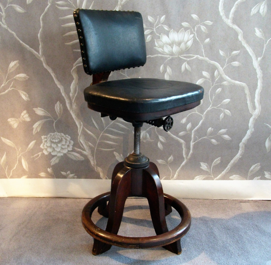 1920's Revolving Architect's Chair
