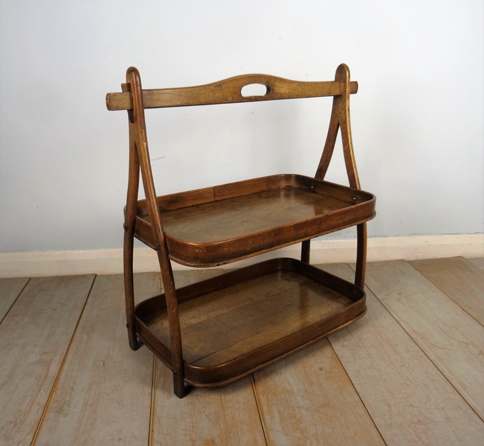 Two Tier Bentwood Tray