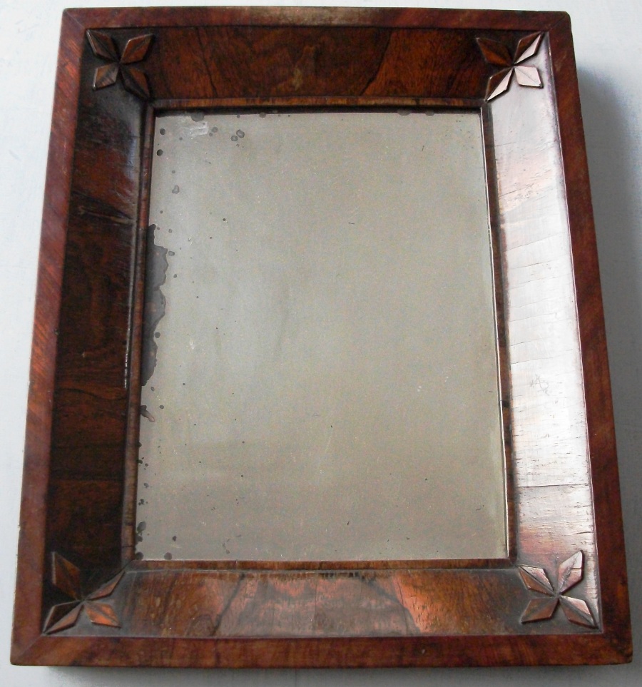 	antique rosewood mirror